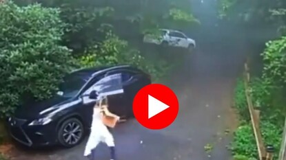 महिलेला कारचा दरवाजा उघडताच दिसलं असं काही....