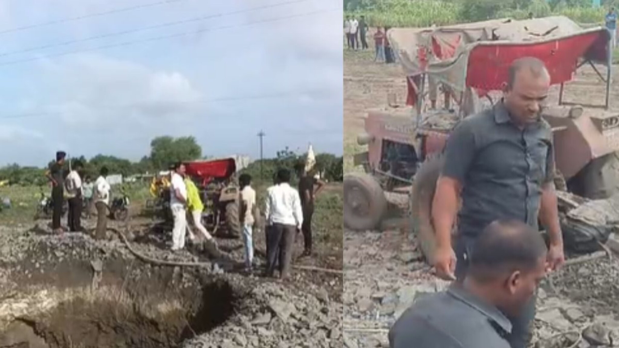 पाण्याच्या शोधात पडला रक्ताचा सडा, मृतदेहांचे उडाले तुकडे, अहमदनगरमधली घटना