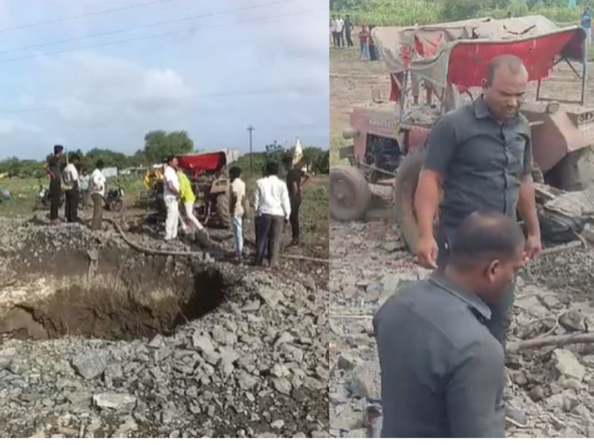 पाण्याच्या शोधात पडला रक्ताचा सडा, मृतदेहांचे उडाले तुकडे, अहमदनगरमधली घटना