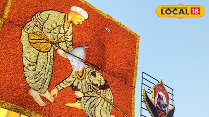 मंदिर परिसरात साफसफाई आणि रंगरंगोटी करण्यात येतेय. मंदिर परिसरात साफसफाई आणि रंगरंगोटी करण्यात येतेय.