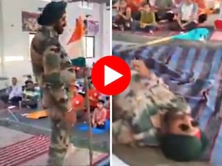 हातात तिरंगा आणि रिटायर्ड जवानाला आलं मरण