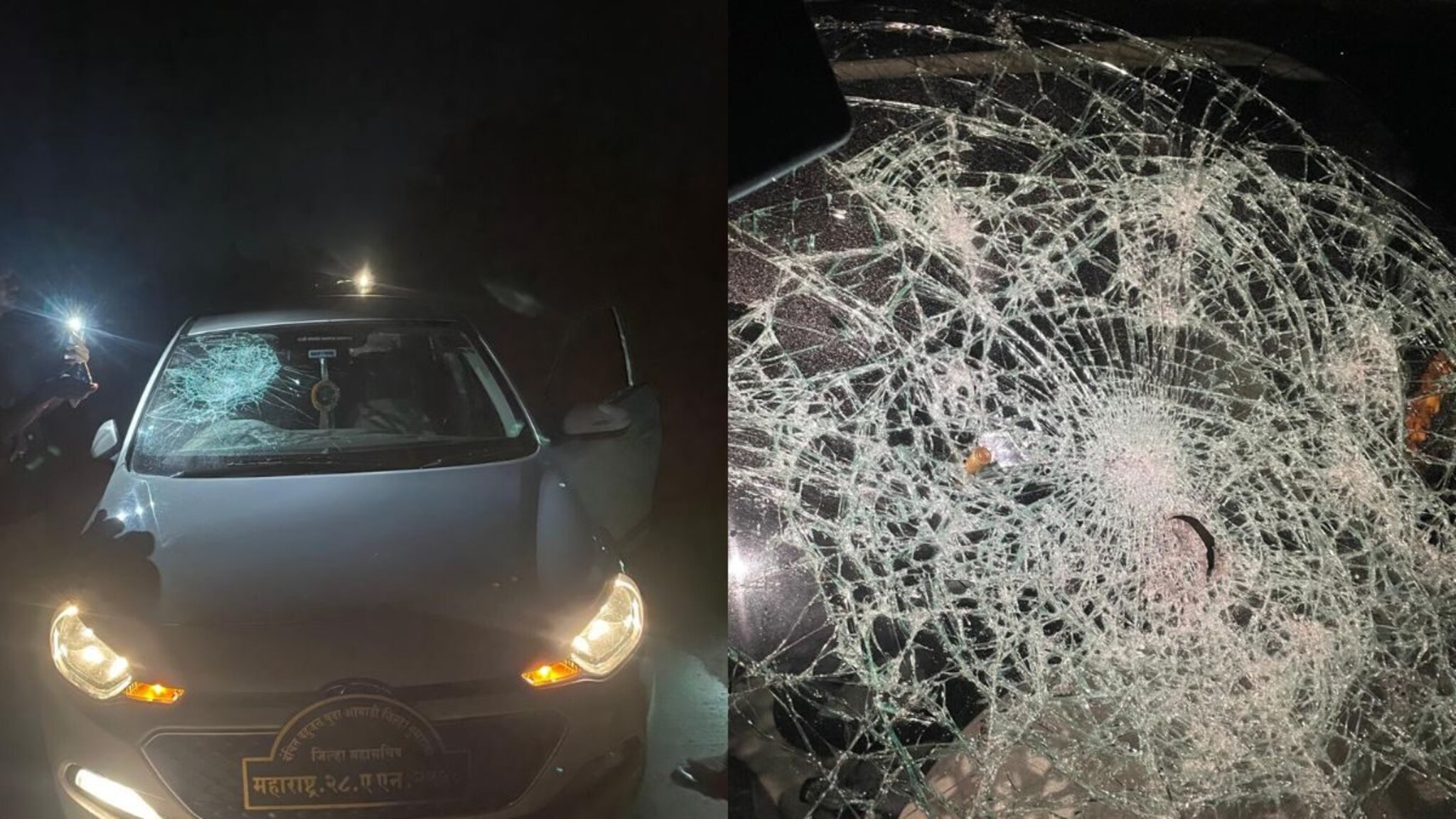 वंचित बहुजन आघाडीच्या 2 नेत्यांवर अज्ञातांचा गोळीबार; घटनेचे पहिले PHOTOS समोर