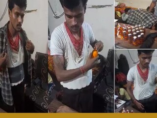 कपड्यात दारू लपवली 