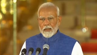 मैं नरेंद्र दामोदरदास मोदी... ; राष्ट्रपती भवनात ऐतिहासिक शपथविधी; मोदींची पंतप्रधानपदी हॅट्रिक!