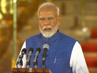 मैं नरेंद्र दामोदरदास मोदी... ; राष्ट्रपती भवनात ऐतिहासिक शपथविधी; मोदींची पंतप्रधानपदी हॅट्रिक!