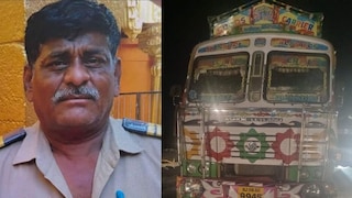 पोलीस कर्मचाऱ्याला ट्रकने चिरडलं