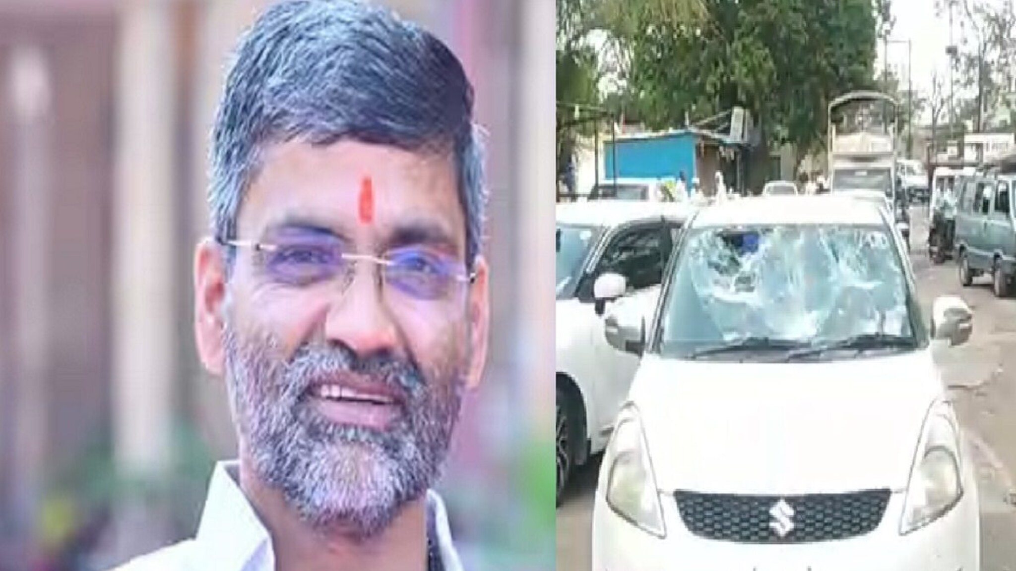 अहमदनगरमध्ये राडा, आधी विखेंच्या समर्थकांना मारहाण, नंतर लंकेच्या पीएवर हल्ला; फोटो आले समोर