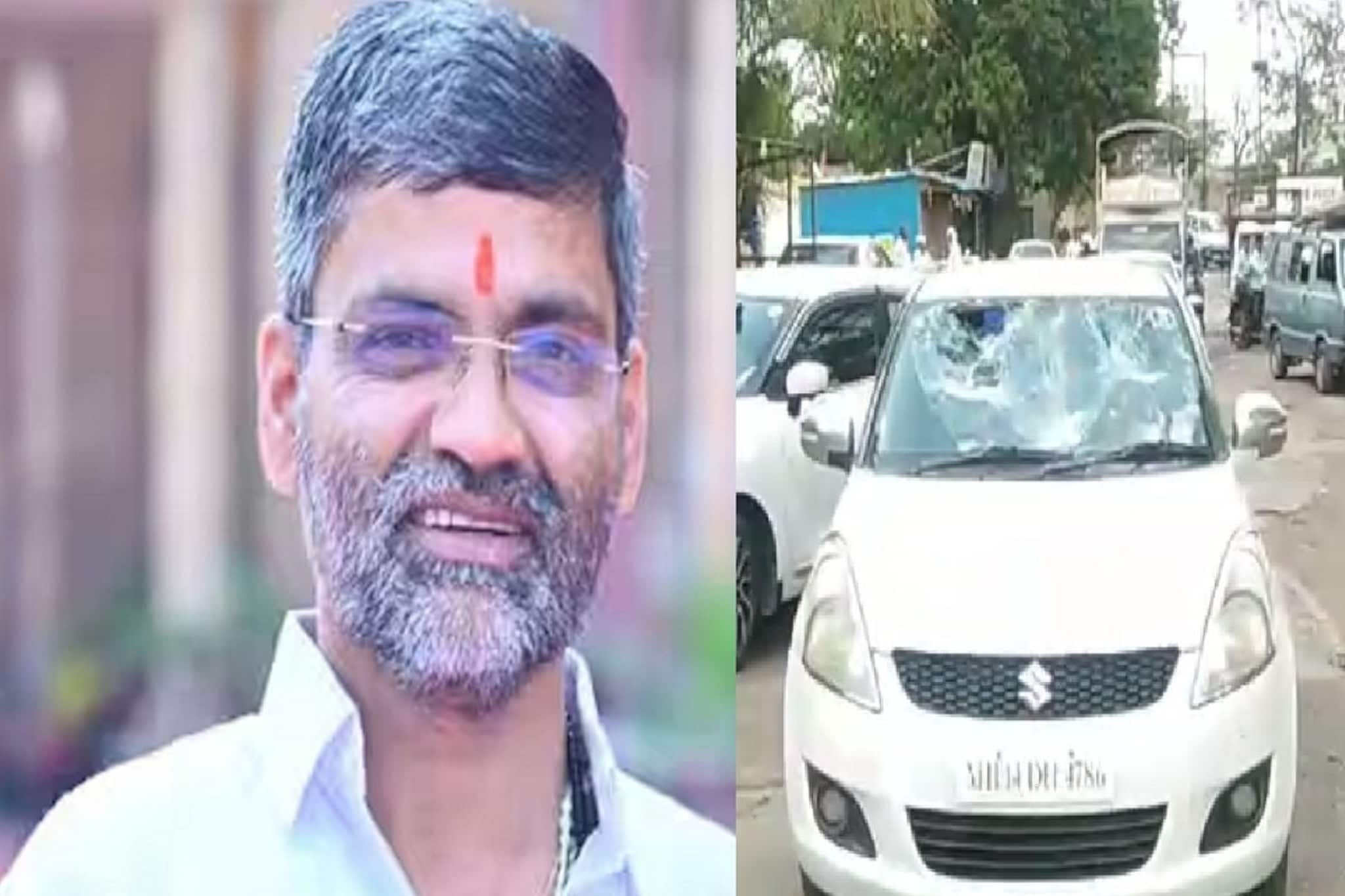 अहमदनगरमध्ये राडा, आधी विखेंच्या समर्थकांना मारहाण, नंतर लंकेच्या पीएवर हल्ला; फोटो आले समोर