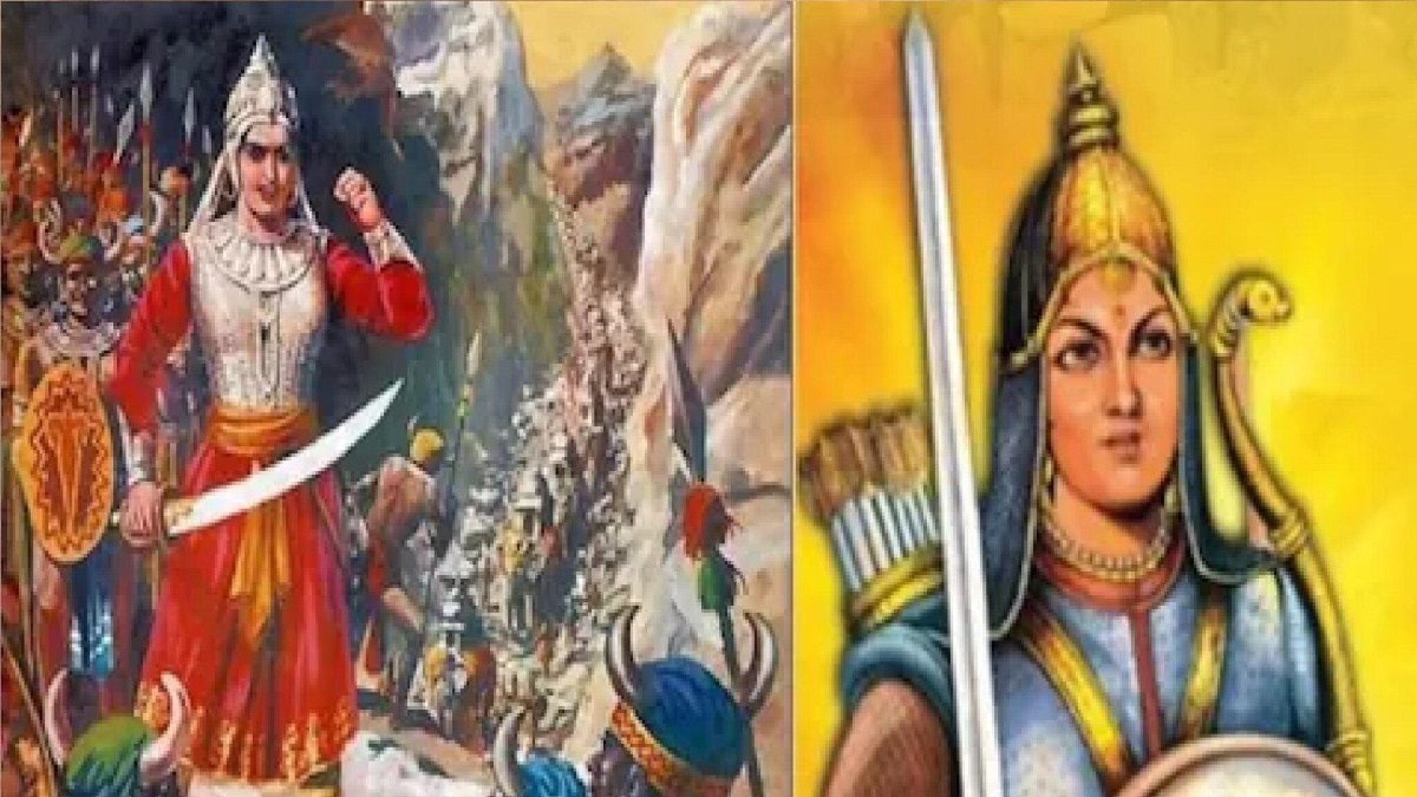 मर्दानी राणी...युद्धात जेव्हा माघार घेण्याची आली वेळ, तेव्हा स्वतःचा छातीत खुपसला खंजीर!