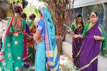'सातजन्मी तुझीच..', साज श्रृंगार करून तृतीयपंथीयांनी केली वडाची पूजा PHOTOS