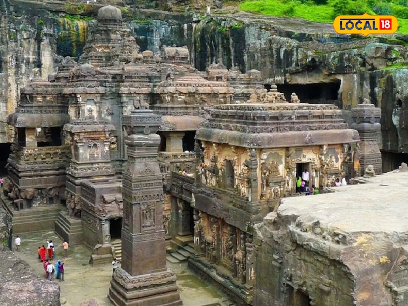  वेरूळ लेणी ही छत्रपती संभाजीनगर शहरापासून 30 कि.मी. अंतरावरील वेरूळ गावातील जगप्रसिद्ध लेणी आहेत. ही सह्याद्रीच्या सातमाळा पर्वत रांगेतील डोंगरकड्यात साधारणतः पाचव्या ते दहाव्या शतकाच्या कालखंडात कोरलेल्या एकूण 34 लेणी आहेत. युनेस्कोने इ.स. 1983 मध्ये वेरूळ लेणीचा समावेश जागतिक वारसास्थळांच्या यादीत केला. कैलास मंदिर या जगातील त्याच्या स्थापत्यशास्त्रात अदभुत आहे