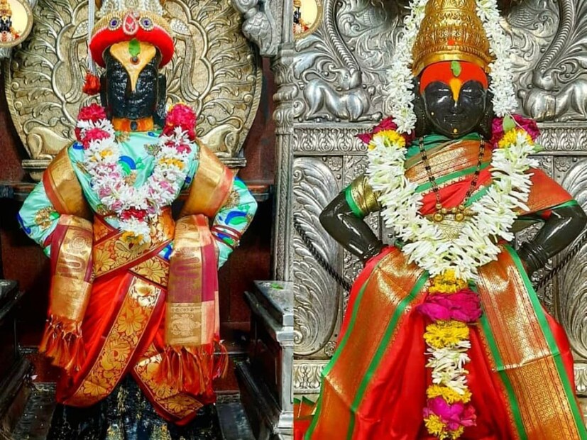 प्रशासनाकडून भाविकांना दर्शन बारीतून बाहेर सोडण्यासाठी विशिष्ट प्रकारच्या हातावर टॅग मारले जात आहे.. त्यामुळे दर्शन मध्ये होणारी घुसखोरी कमी होण्यात मदत होत आहे..