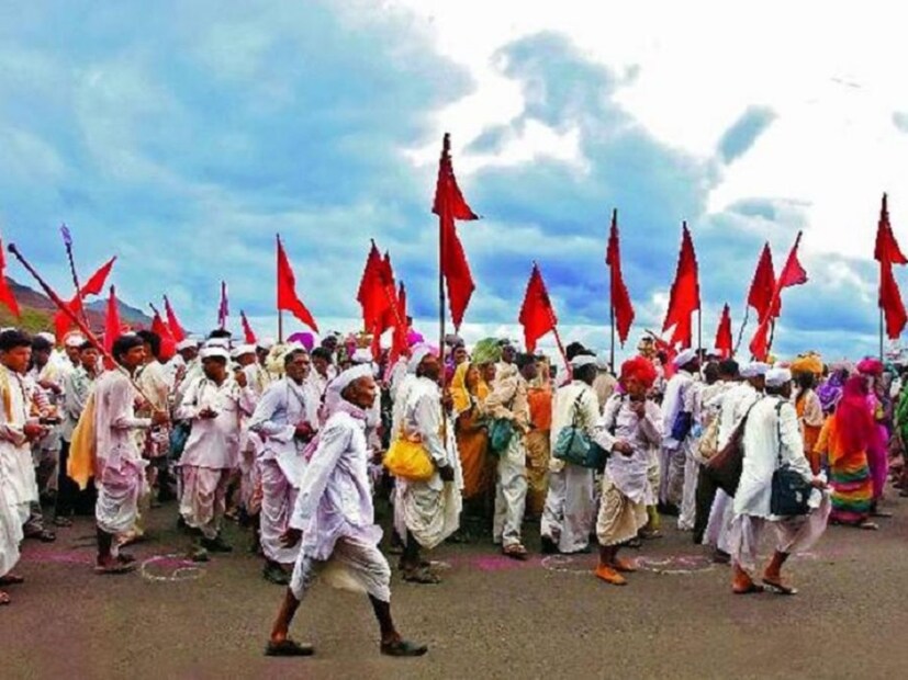  पंढरपुरातील पत्रा शेड दर्शन बारी पूर्ण करण्यासाठी 8 तासाचा कालावधी लागत आहे.. 