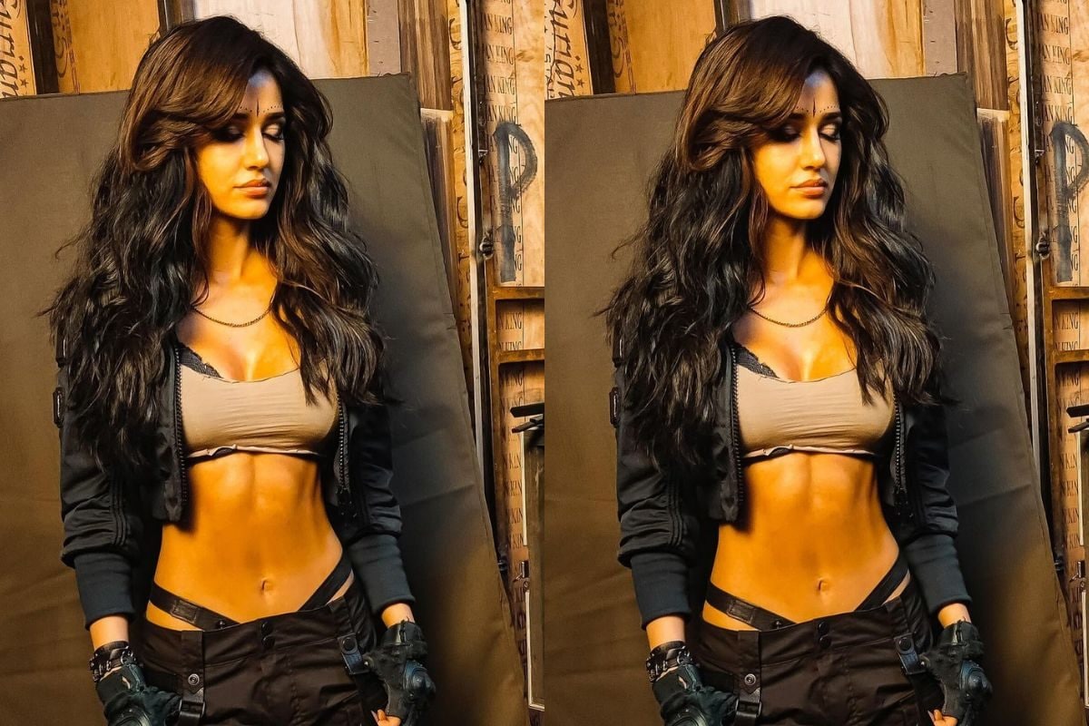 Disha Patani : Kalki 2898 AD मध्ये दिशा पाटनीचा सुपरहॉट लूक; तिच्या  फिटनेससमोर प्रभासही फेल