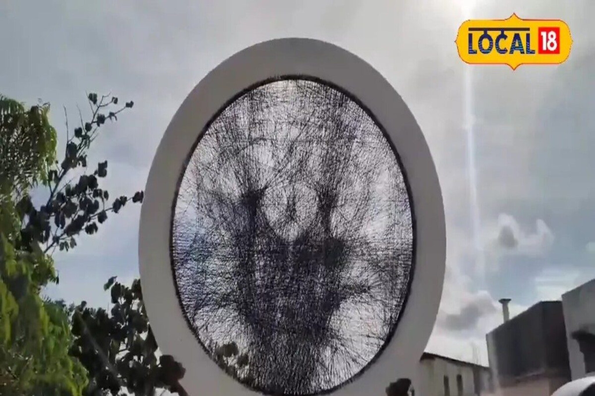 300 खिळे अन् 3 हजार मीटर दोरा, सोलापुरात साकारला अनोखा विठुराया, रुप पाहून...