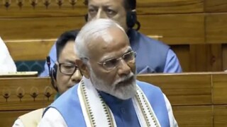 पंतप्रधान मोदींचं भाषण सुरू होताच काँग्रेसचा गोंधळ, लोकसभा अध्यक्ष राहुल गांधींवर भडकले