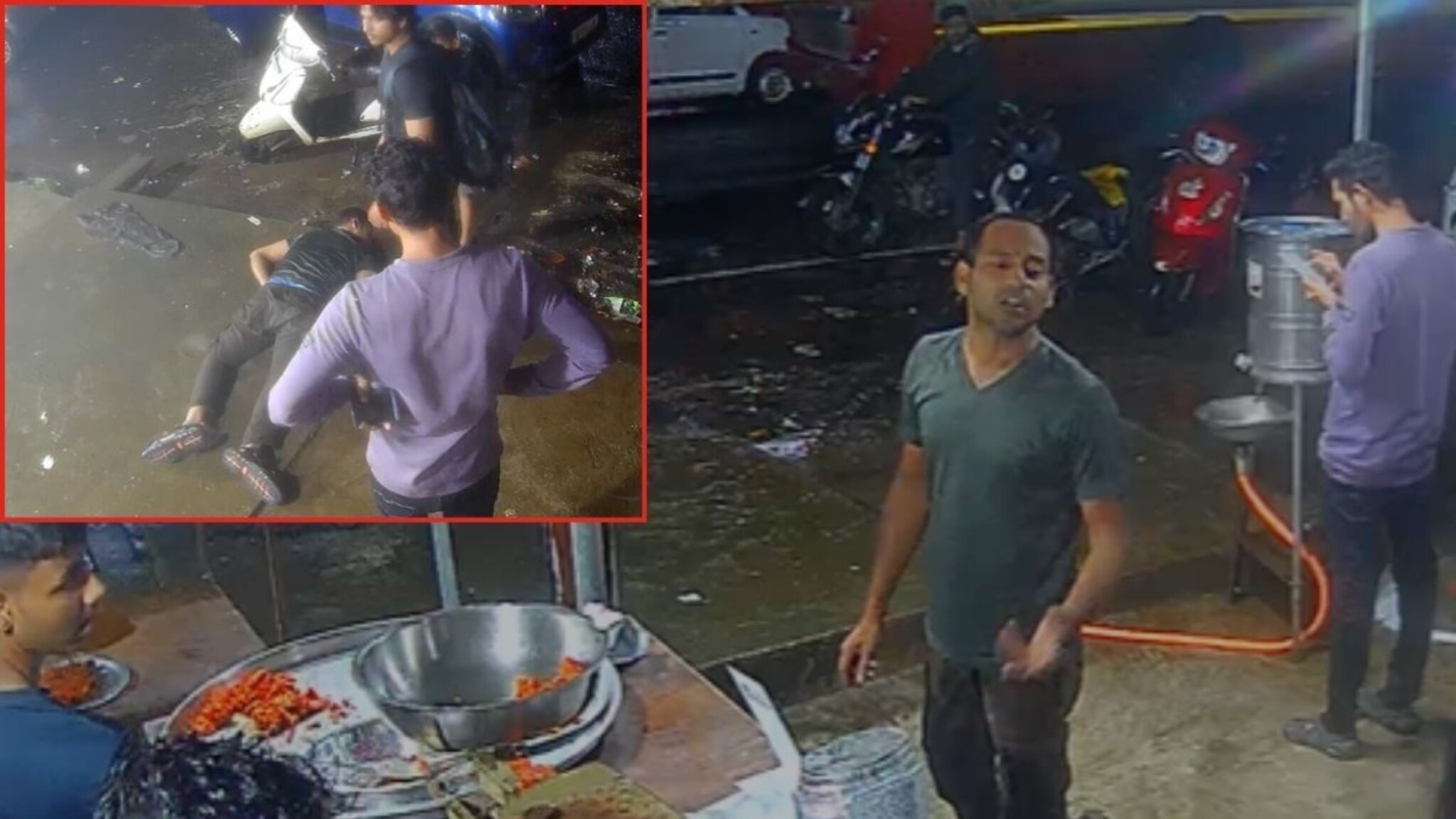 Crime: बिर्याणीच्या वजनावरून दोघे भिडले, त्याने एका बुक्कीत खाली पाडलं, बापाला पाहून लेक ढसाढसा रडली VIDEO