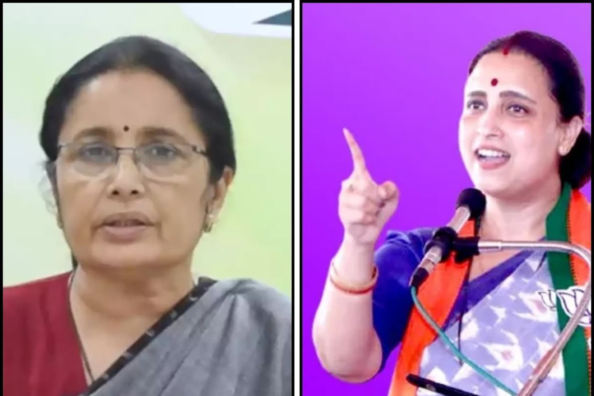 'त्या पेनड्राईव्हची पुंगळी कर आणि...' विद्या चव्हाण आणि चित्रा वाघ भिडल्या!