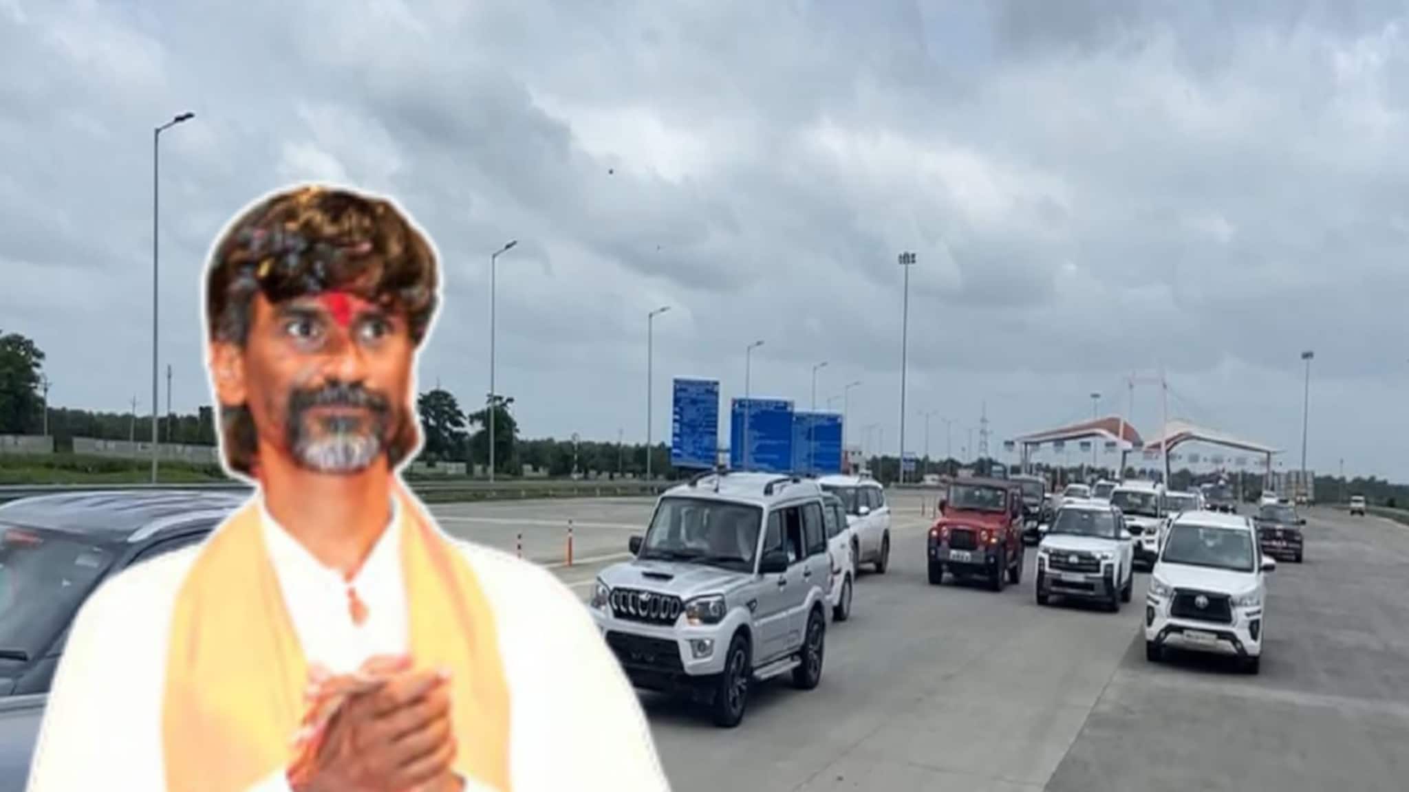 Jarange Patil Rally : फॉर्च्युनर, स्कॉर्पिओ आणि महिंद्रा Thar, जरांगेंचा असा आहे गाड्यांचा ताफा PHOTOS