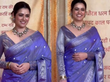 पैठणी अन् केसात गजरा;अंबानींच्या रिसेप्शन पार्टीत मराठी अभिनेत्रीचा मराठमोळा साज