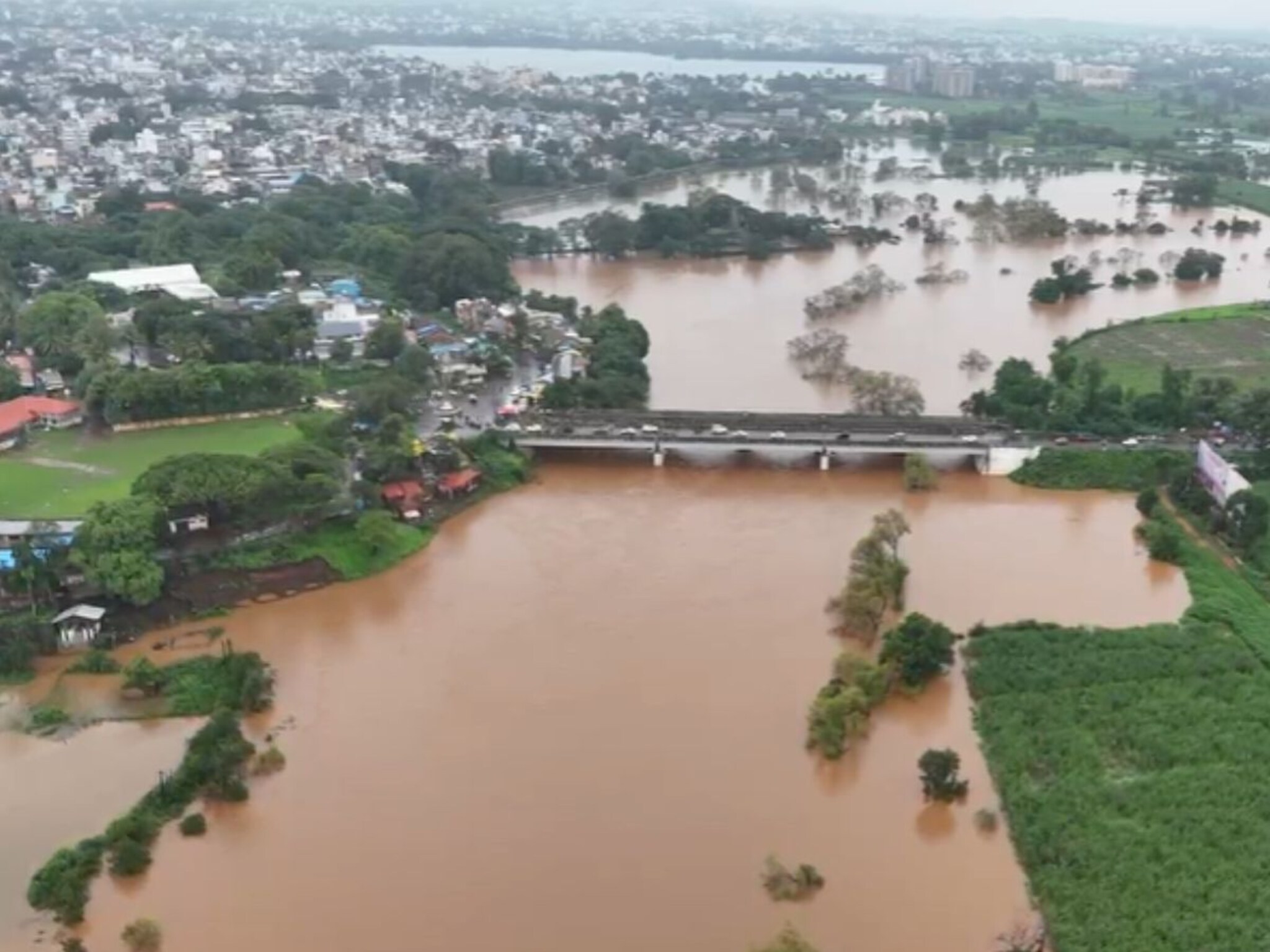 Rain Update: कोल्हापुरकरांनो सावधान! पंचगंगा नदीची इशारा पातळीकडे वाटचाल!