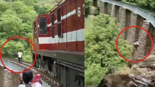 पत्नी पत्नीने मारली उडी पत्नी पत्नीने मारली उडी