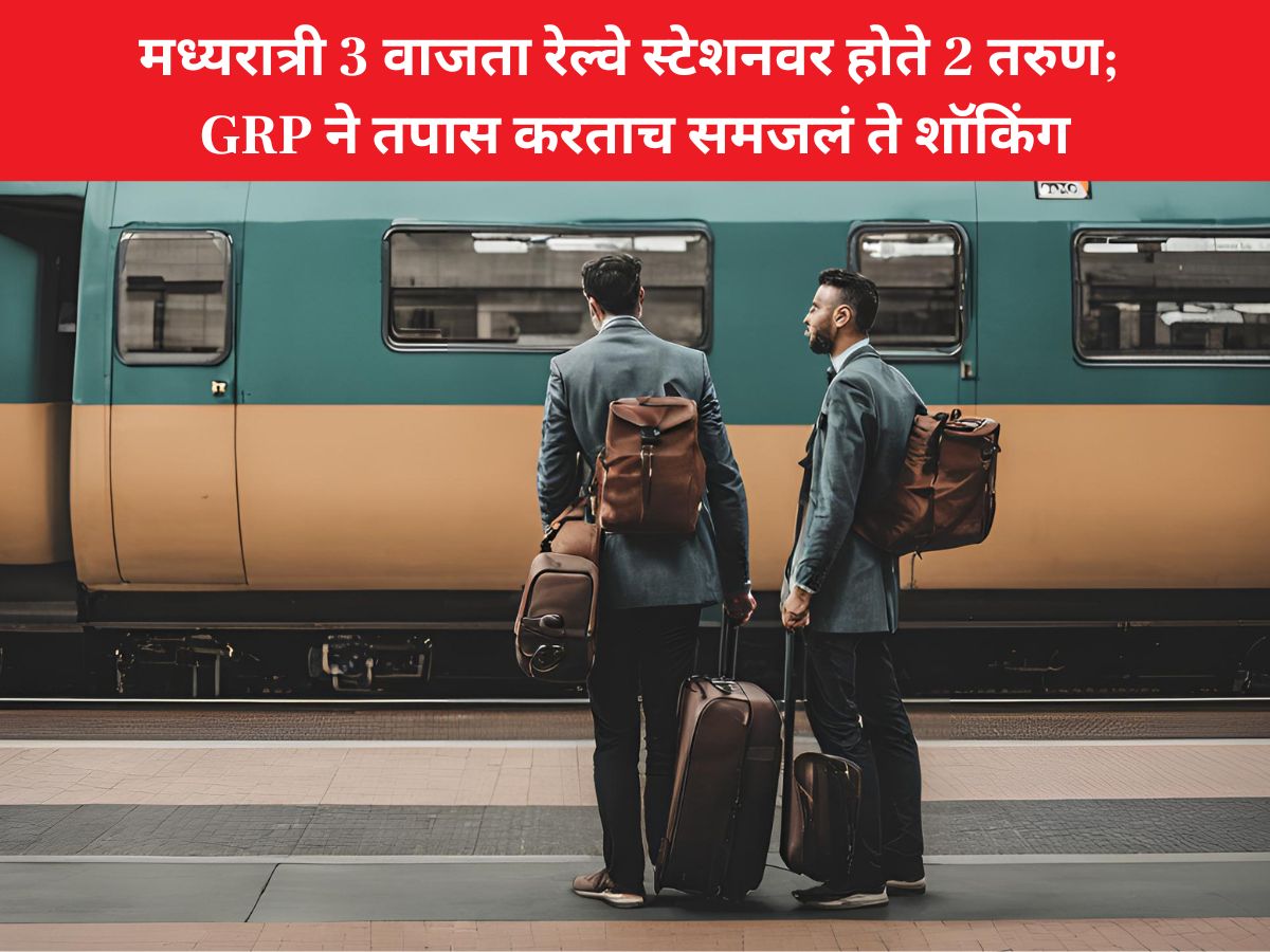 खांद्यावर बॅग घेऊन दररोज मध्यरात्री 3 वाजता हे दोन्ही तरुण एकाच रेल्वे स्थानकावर असायचे. एक दिवस रेल्वे पोलीस त्यांच्याजवळ गेली आणि त्यानंतर काय घडलं ते पाहण्यासाठी इथं क्लिक करा.