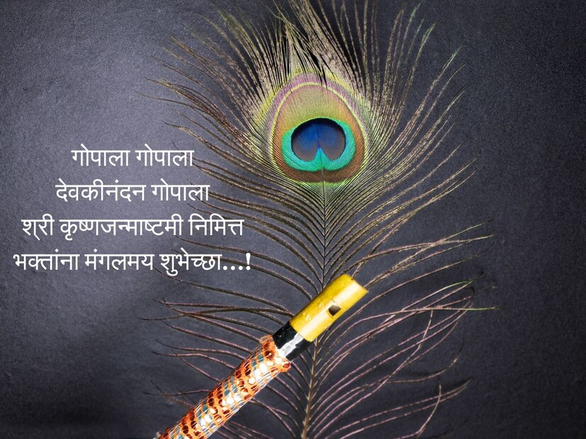 गोपाला गोपाला देवकीनंदन गोपाला श्री कृष्णजन्माष्टमी निमित्त भक्तांना मंगलमय शुभेच्छा…!