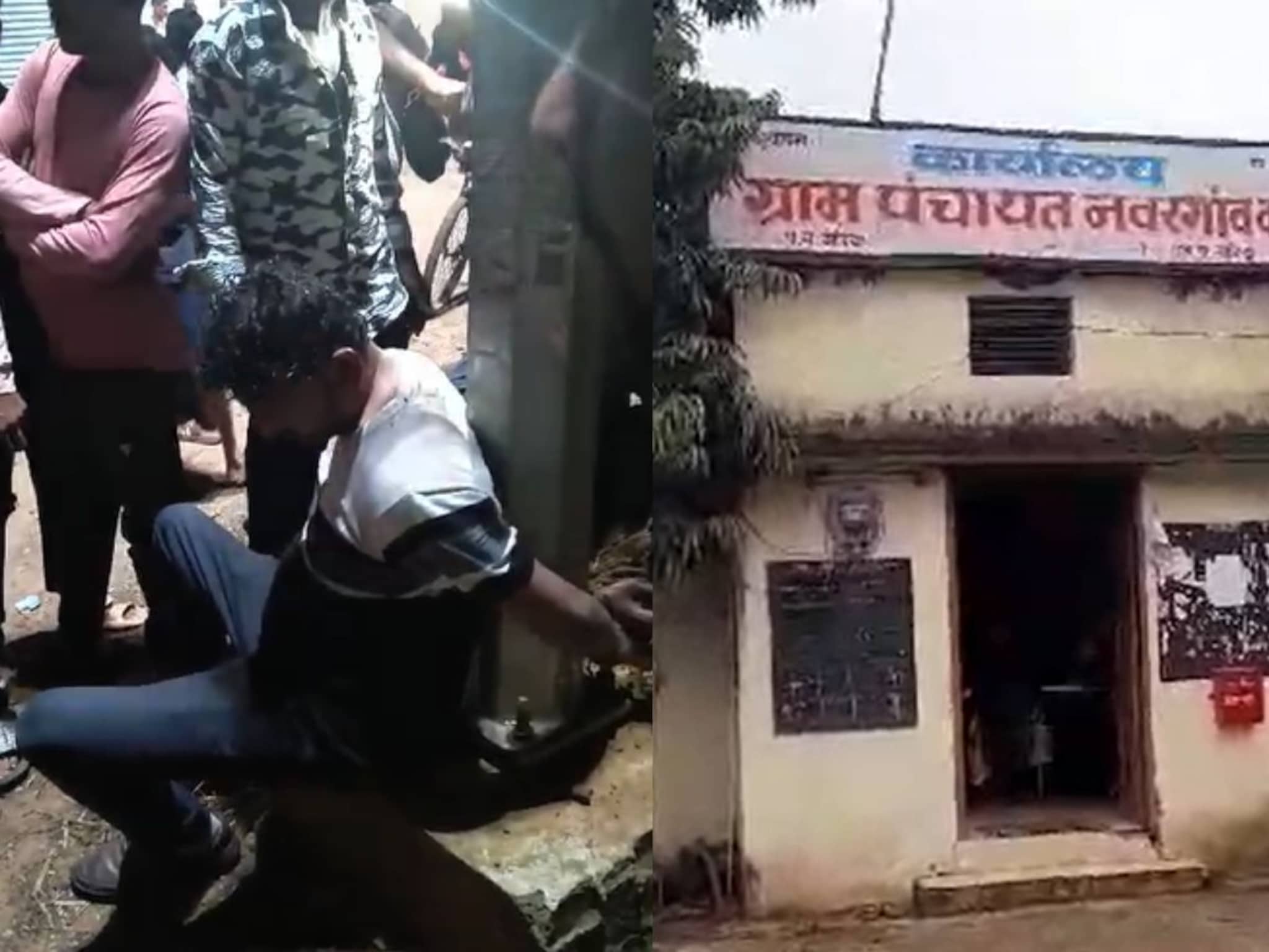 गोंदियामध्ये ग्रामसेवकाला चोप; खांबाला बांधून ठेवले, ग्रामस्थांकडून गंभीर आरोप
