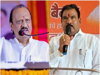 अजित पवार आणि संजय गायकवाड अजित पवार आणि संजय गायकवाड