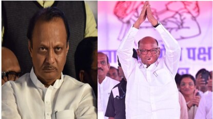 अजित पवार आणि शरद पवार अजित पवार आणि शरद पवार