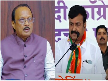 अजित पवार आणि आमदार दीपक चव्हाण अजित पवार आणि आमदार दीपक चव्हाण