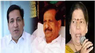 गणेश नाईक-संदीप नाईक-मंदा म्हात्रे