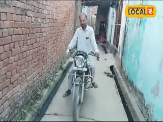 शेतकऱ्याने तयार केली अनोखी दुचाकी शेतकऱ्याने तयार केली अनोखी दुचाकी