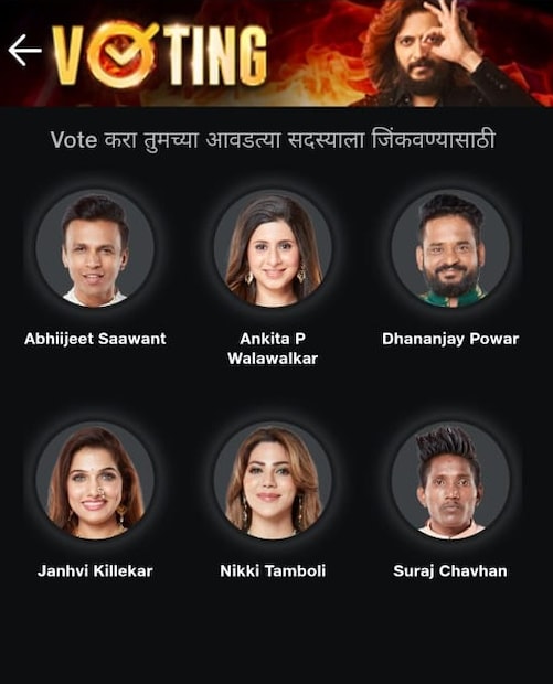 त्यावर क्लिक केल्यावर तुम्हाला तिथं सदस्यांची नावं त्यांच्या फोटोसह दिसतील. त्या फोटोवर क्लिक करून तुम्ही त्यांना वोट करू शकता. वोट करून सबमिट करा. एकाच अकाउंटवरून तुम्ही अनेक वोट करू शकता.