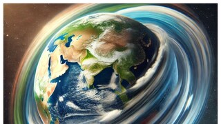 पृथ्वीची परिभ्रमण गती कमी होतेय.