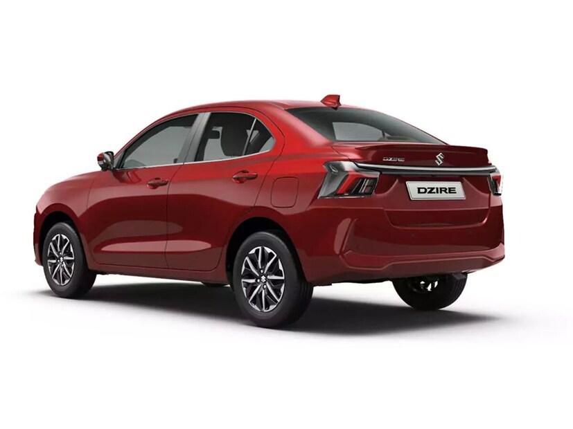 2024 Maruti Dezire च्या पेट्रोल व्हेरिएंटमध्ये मॅन्युअल गिअरबॉक्स (MT) मॉडेल्समध्ये 24.79 km/l आणि ऑटोमॅटिक गीअरबॉक्स (AT) मॉडेल्समध्ये 25.71 km/l आहे, तर CNG व्हेरिएंटमध्ये ही कार 33.73 km/l मायलेज देते. 