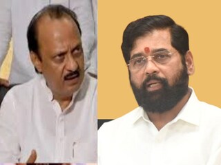 एकनाथ शिंदे आणि अजित पवार एकनाथ शिंदे आणि अजित पवार