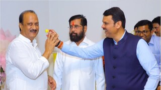 अजित पवार-एकनाथ शिंदे-देवेंद्र फडणवीस अजित पवार-एकनाथ शिंदे-देवेंद्र फडणवीस