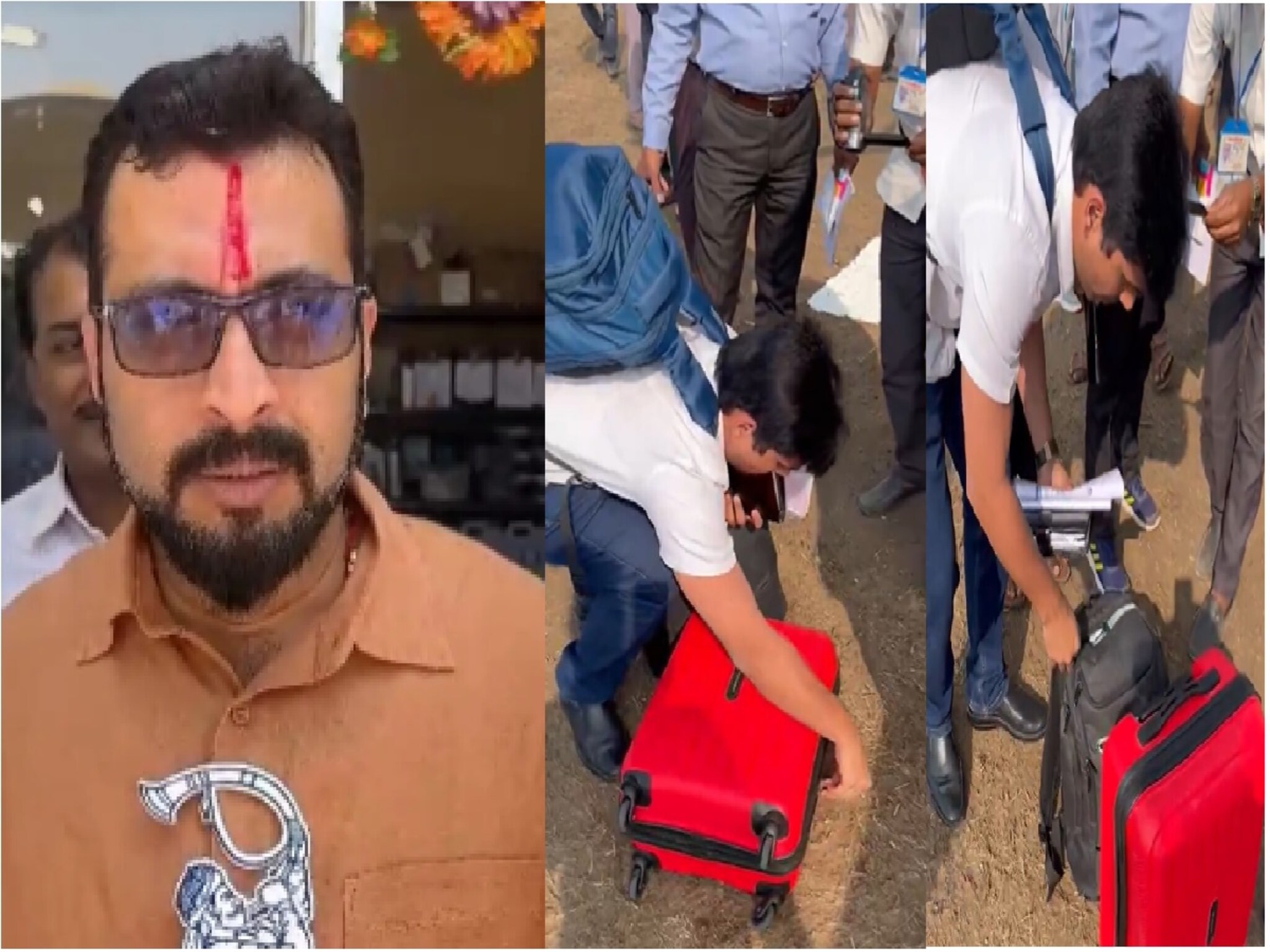 अमोल कोल्हेंची बॅग तपासली, निवडणूक अधिकाऱ्यांना म्हणाले, मी गुवाहाटीला...