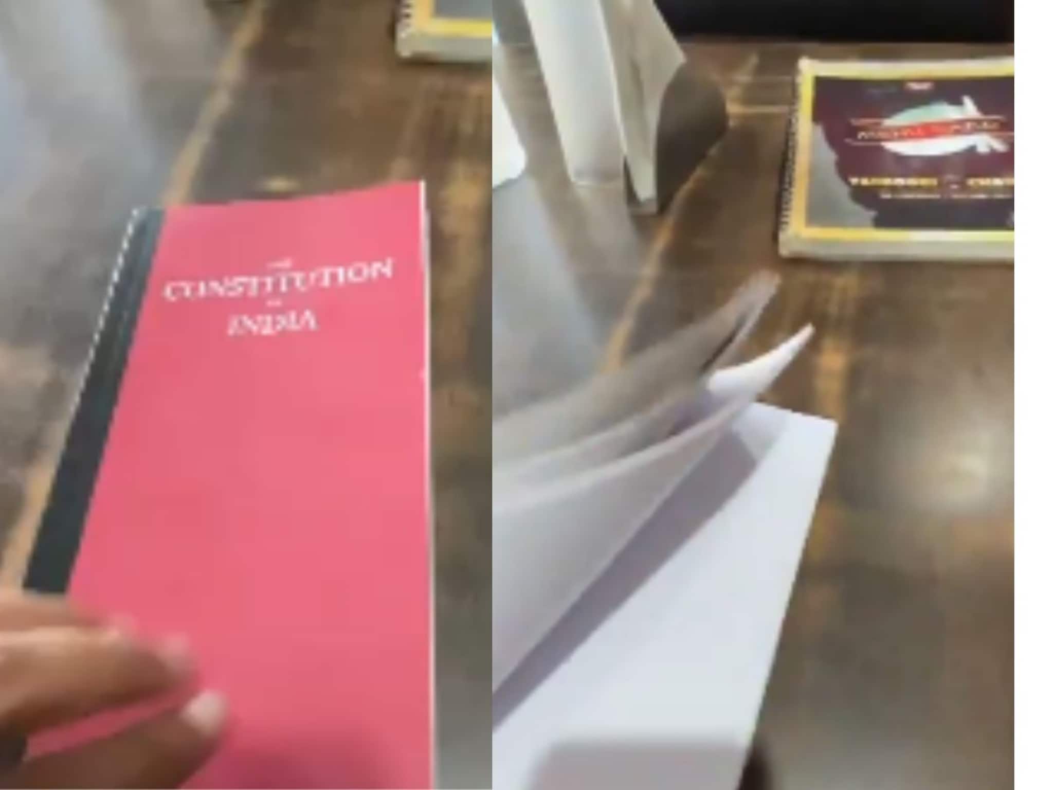 Maharashtra Elections BJP Rahul Gandhi:  कव्हरवर संविधान आत कोरे कागद, व्हिडीओ पोस्ट करत भाजपने काँग्रेसवर डागली तोफ