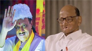 अजित पवार आणि शरद पवार अजित पवार आणि शरद पवार