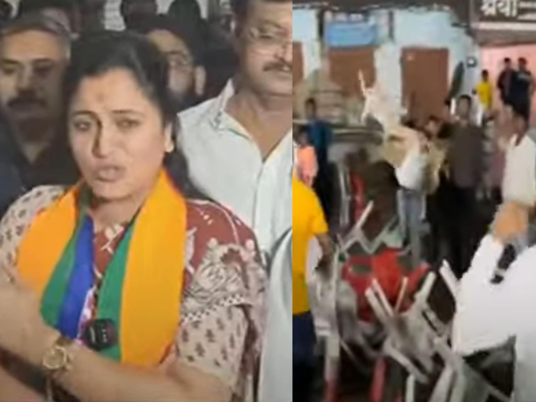 Maharashtra Elections Navneet Rana :  नवनीत राणा यांच्या सभेत राडा,  45 ते 50 जणांविरोधात गुन्हा दाखल, 4 जण ताब्यात