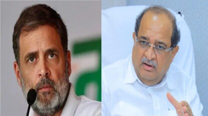 राहुल गांधी आणि राधाकृष्ण विखे राहुल गांधी आणि राधाकृष्ण विखे