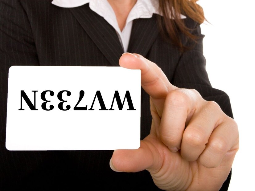 शब्द उलट करून तुम्हाला काय दिसलं? तर एक शब्द तयार होतो तो आहे, NEELAM. म्हणजे मुलीचं नाव आहे नीलम.