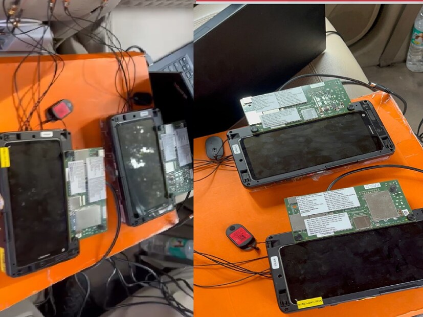 मतदान सुरू असतानाच गाडीत लॅपटॉपवर नेमकं काय केलं जात होतं? लॅपटॉपला जोडलेली उपकरणं कशासाठी वापरण्यात येत होती याचा शोध घेतला जात आहे.