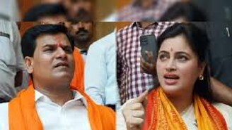 रवी राणा यांच्या विजयानंतर पत्नी नवनीत राणा यांचा डान्स...