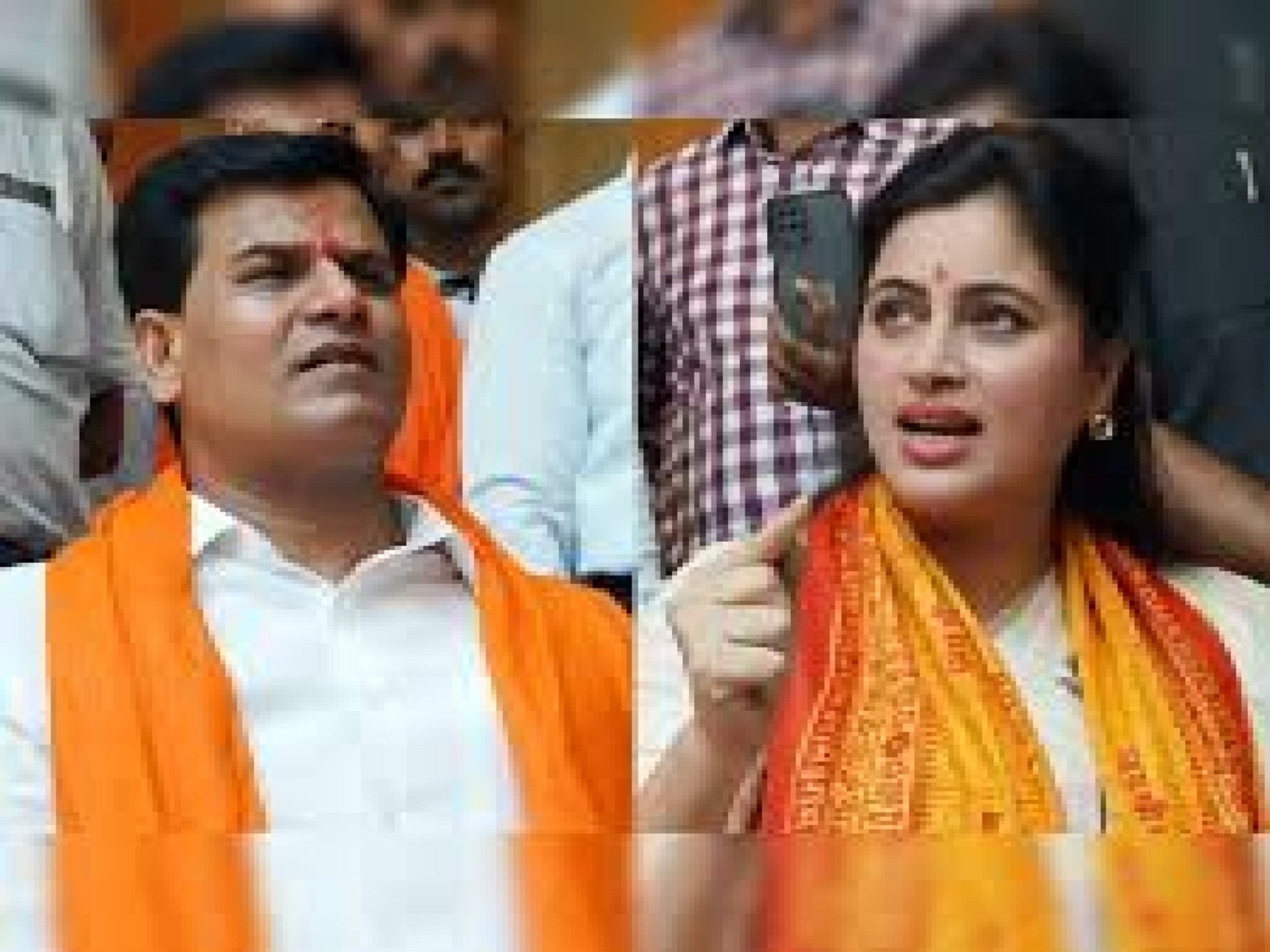 रवी राणा यांच्या विजयानंतर पत्नी नवनीत राणा यांचा डान्स...