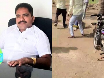 आधी बायकांनी अडवलं, नंतर तरुणाने कुऱ्हाडीने भाजप नेत्याला तोडलं,सांगलीतील घटना