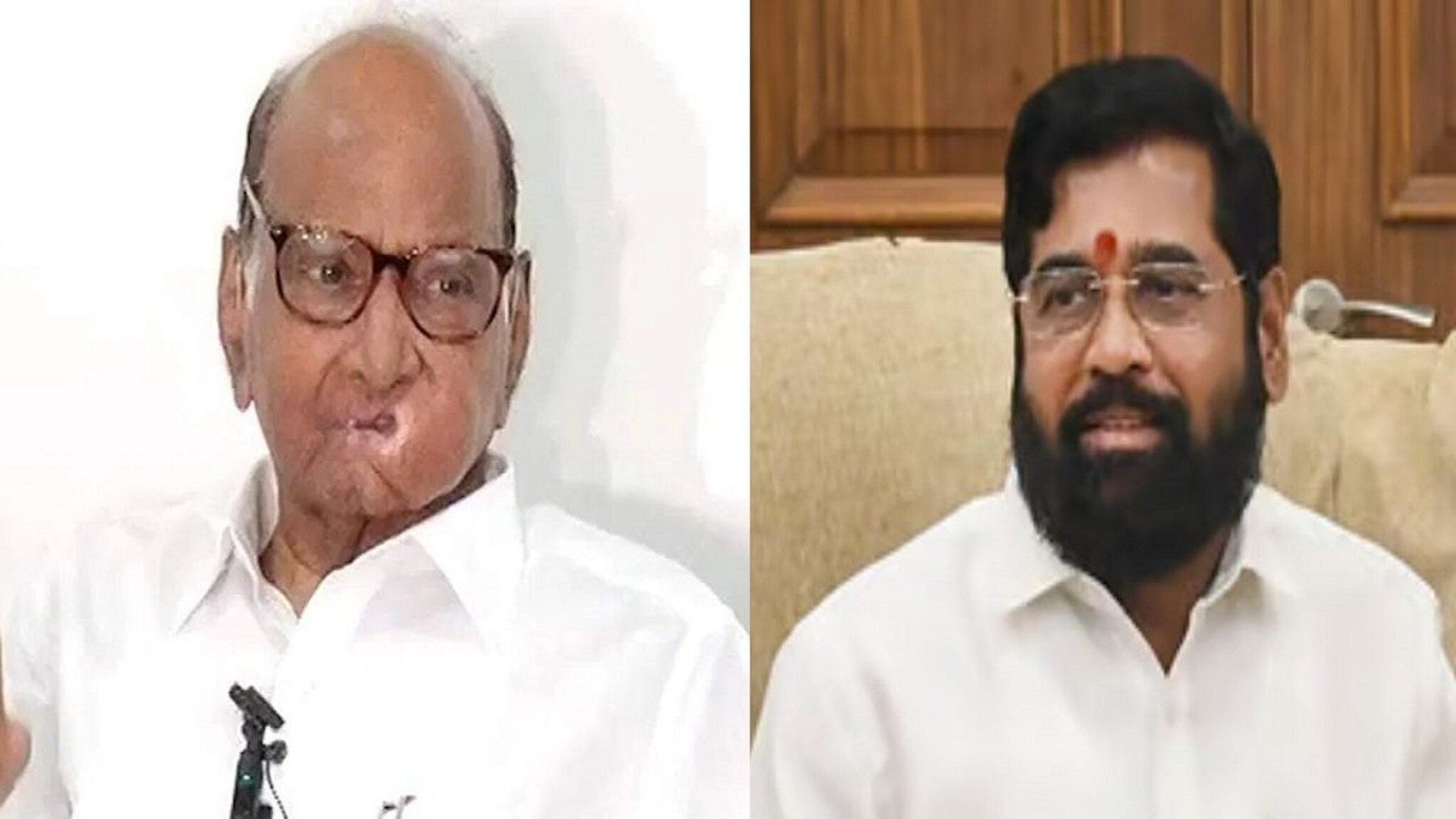 शरद पवारांचा मोठा नेता वर्षा बंगल्यावर, शिंदेंसोबतच्या भेटीमागचं कारण गुलदस्त्यात